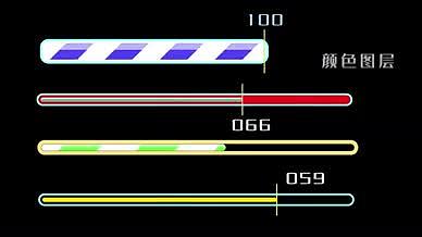 9组原创彩虹镭射渐变圆形线条mg进度加载视频的预览图